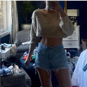 Levi’s 501 high rise jean shorts